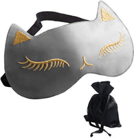 Masque de Sommeil Chat Gris