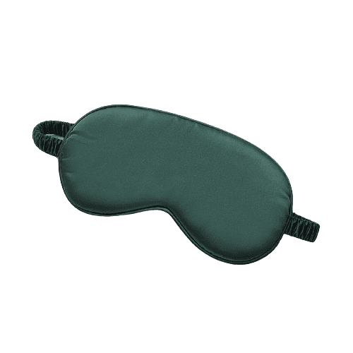 Masque de Sommeil en Soie Vert