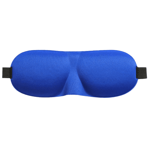 masque de nuit 3D bleu