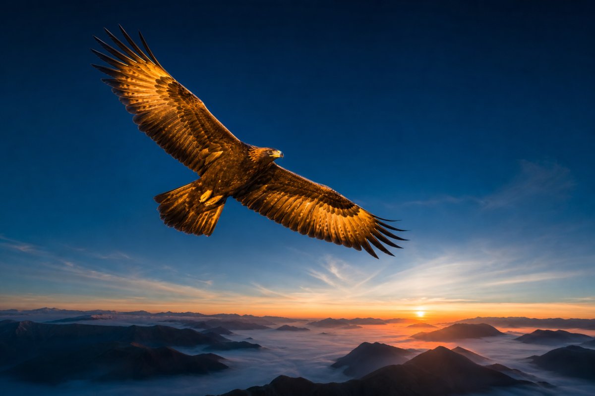 Rever aigle vision